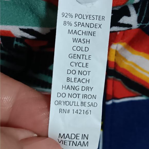 LulaRoe The Incredibles Leggings Orange and Blue Graphic Size TC2 - Picture 6 of 7